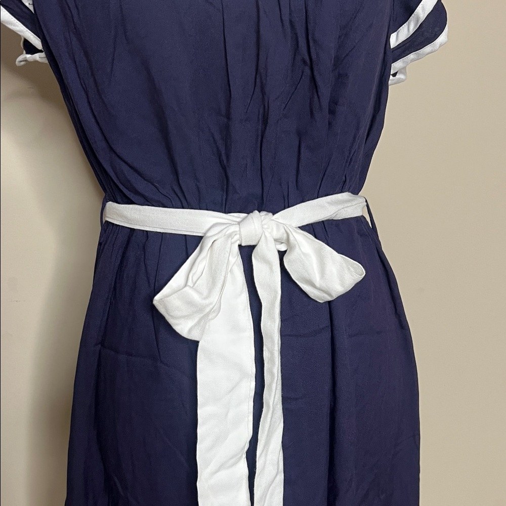 Forever 21 Navy and White Dress - Picture 5 of 12